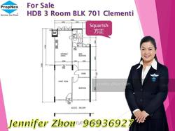 Blk 701 West Coast Road (Clementi), HDB 3 Rooms #148327532